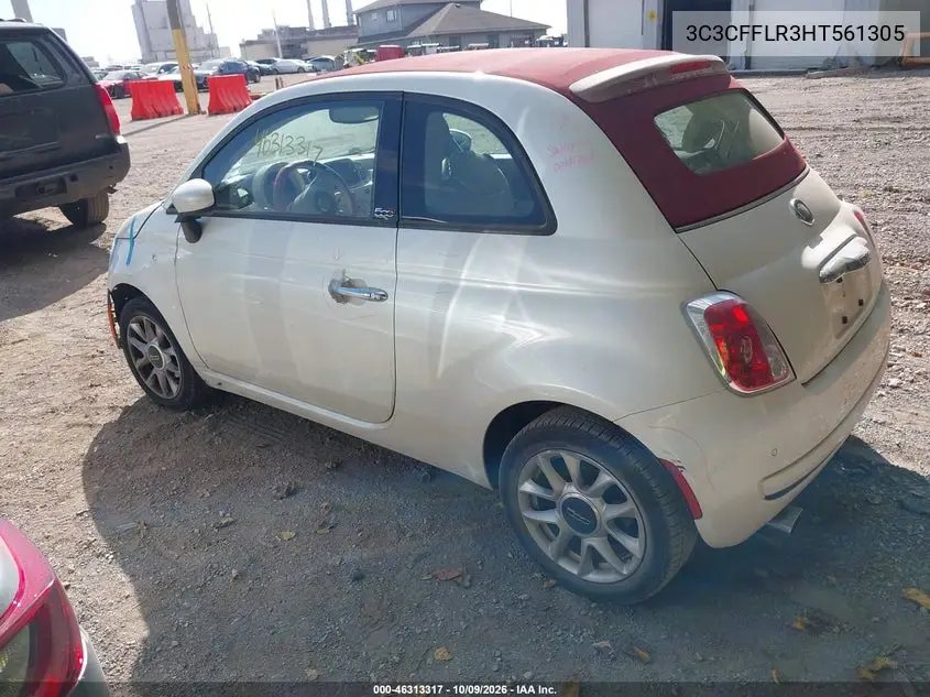 2017 FIAT 500 VIN 3C3CFFLR3HT561305 — фото 3