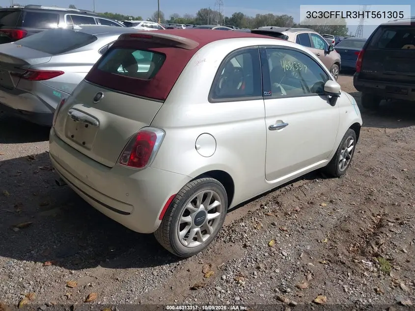 2017 FIAT 500 VIN 3C3CFFLR3HT561305 — фото 4