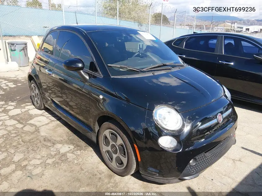 FIAT 500 2017, VIN 3C3CFFGEXHT699236