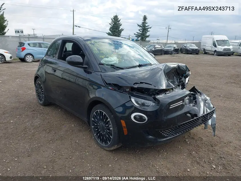 FIAT 500 2025, VIN ZFAFFAA49SX243713