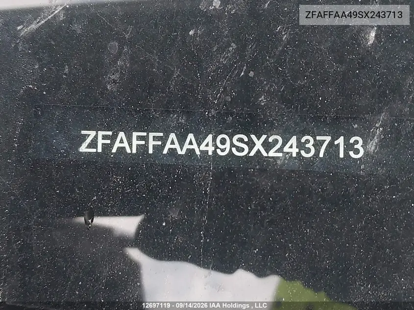 2025 FIAT 500 VIN ZFAFFAA49SX243713 — фото 18