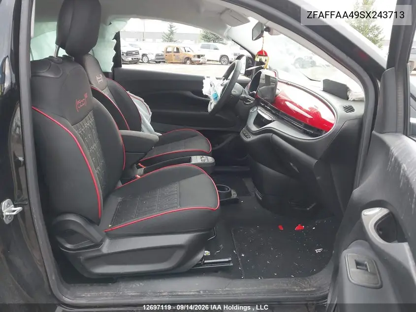 2025 FIAT 500 VIN ZFAFFAA49SX243713 — фото 5