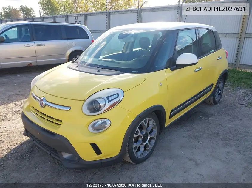 2014 FIAT 500L VIN ZFBCFADH4EZ027631 — фото 2