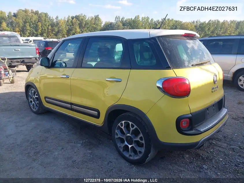 2014 FIAT 500L VIN ZFBCFADH4EZ027631 — фото 3