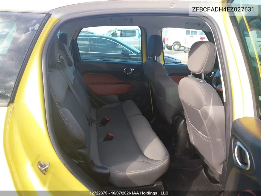 2014 FIAT 500L VIN ZFBCFADH4EZ027631 — фото 8