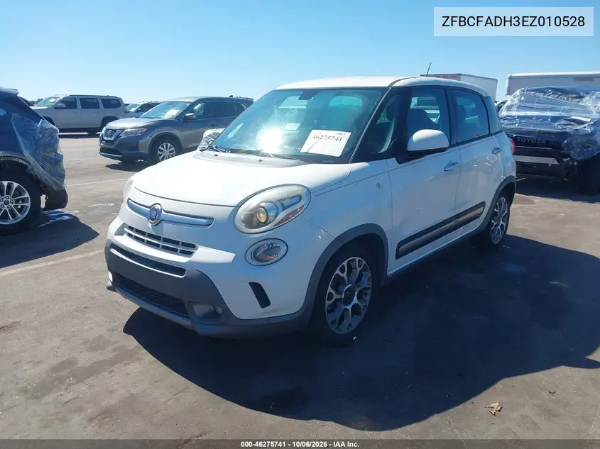 2014 FIAT 500L VIN ZFBCFADH3EZ010528 — фото 2