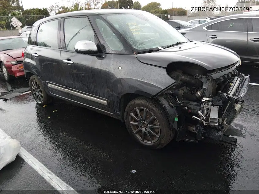FIAT 500L 2014, VIN ZFBCFACH0EZ005496