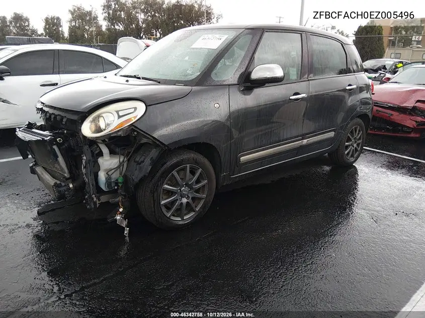 2014 FIAT 500L VIN ZFBCFACH0EZ005496 — фото 2