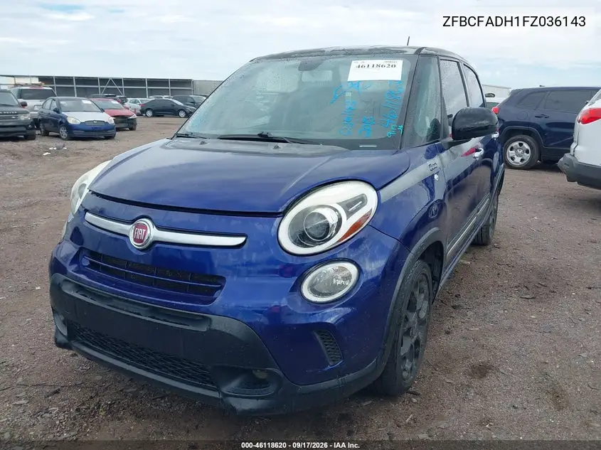 2015 FIAT 500L VIN ZFBCFADH1FZ036143 — фото 2