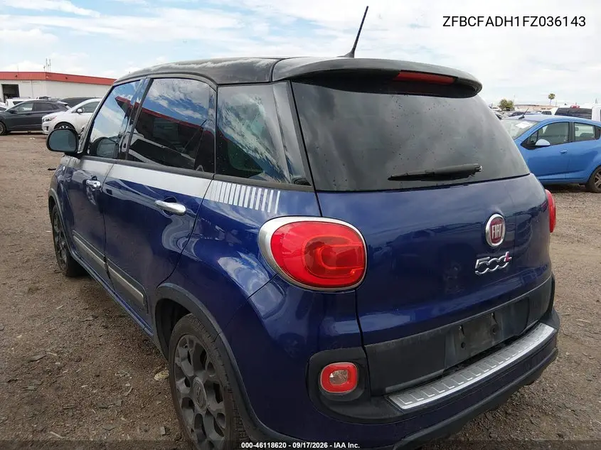 2015 FIAT 500L VIN ZFBCFADH1FZ036143 — фото 3