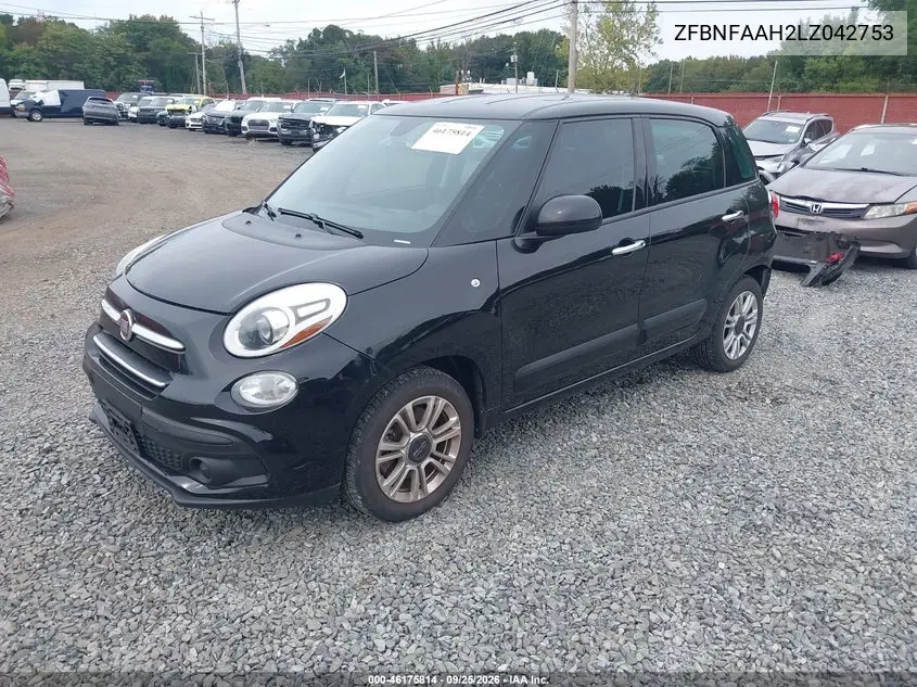 2020 FIAT 500L VIN ZFBNFAAH2LZ042753 — фото 2