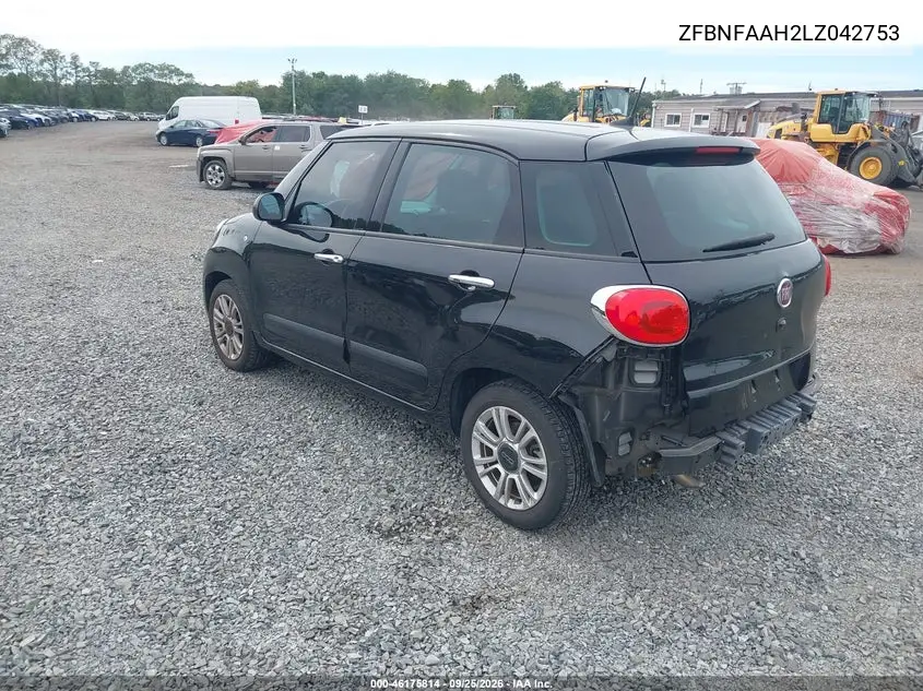 2020 FIAT 500L VIN ZFBNFAAH2LZ042753 — фото 3