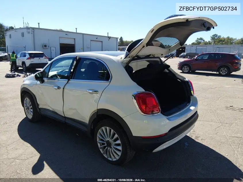 2016 FIAT 500X VIN ZFBCFYDT7GP502734 — фото 3
