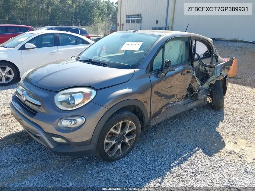2016 FIAT 500X VIN ZFBCFXCT7GP389931 — фото 2