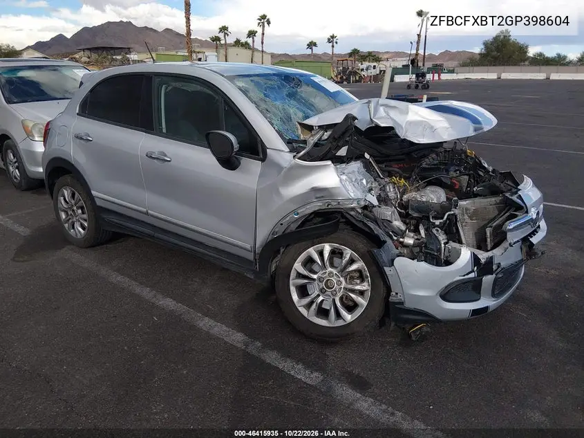 FIAT 500X 2016, VIN ZFBCFXBT2GP398604