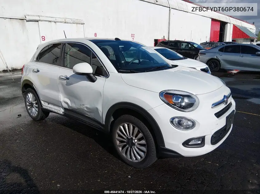 FIAT 500X 2016, VIN ZFBCFYDT6GP380674