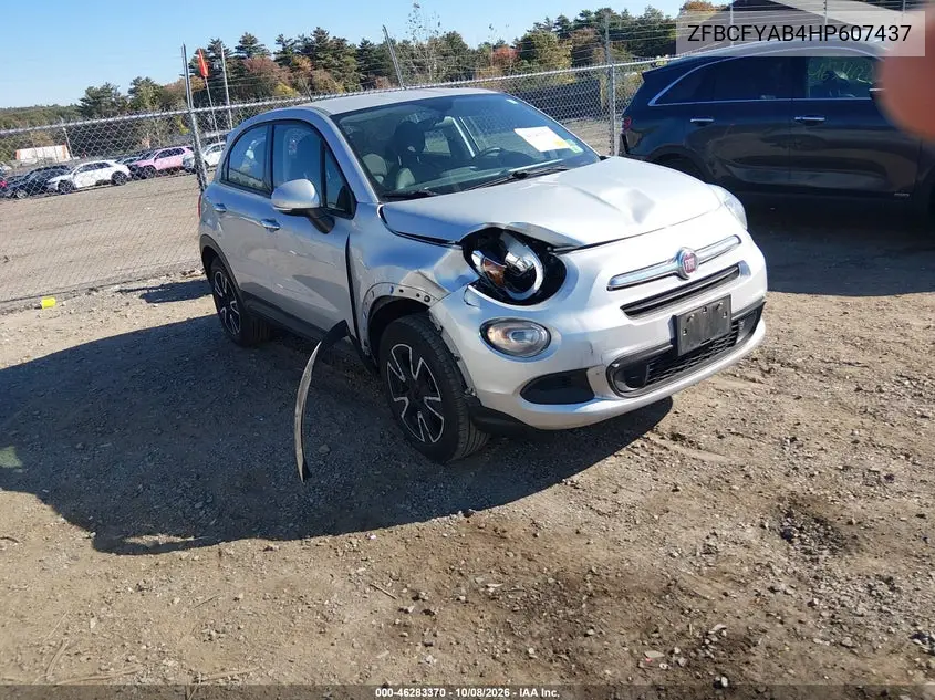 FIAT 500X 2017, VIN ZFBCFYAB4HP607437