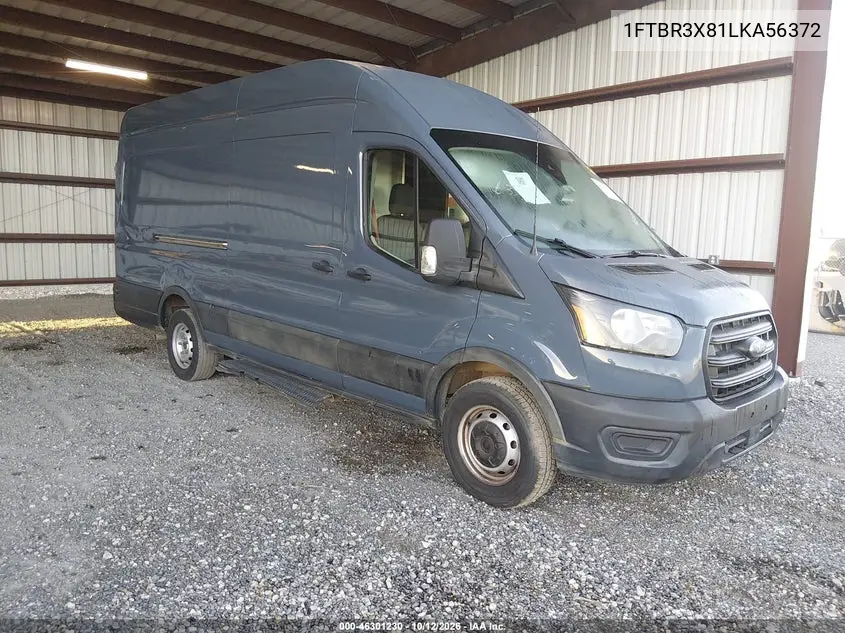 FORD TRANSIT 2020, VIN 1FTBR3X81LKA56372
