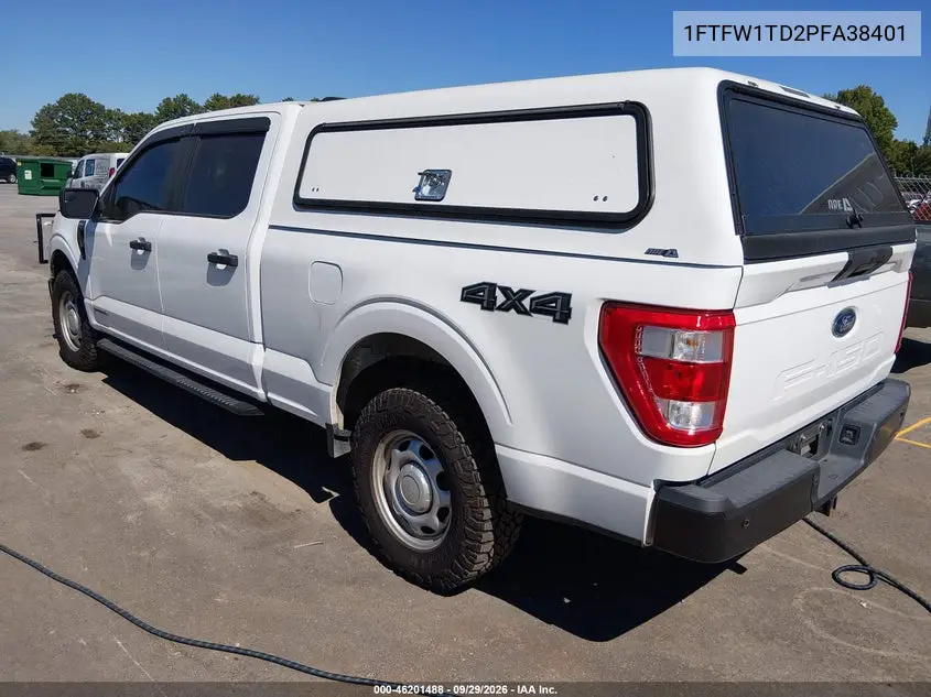 2023 FORD F-150 VIN 1FTFW1TD2PFA38401 — фото 3