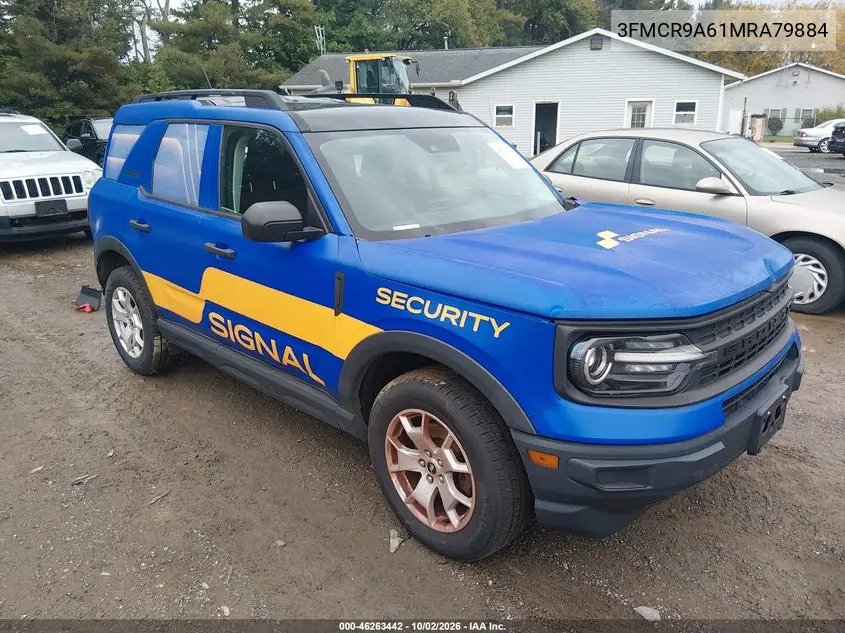 FORD BRONCO SPORT 2021, VIN 3FMCR9A61MRA79884