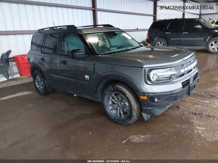 FORD BRONCO SPORT 2021, VIN 3FMCR9B6XMRA18046