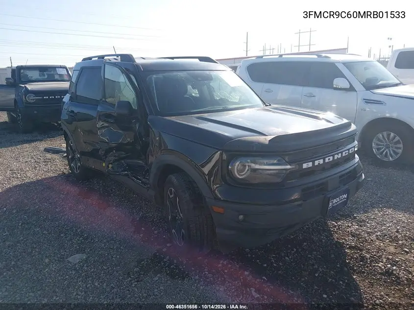 FORD BRONCO SPORT 2021, VIN 3FMCR9C60MRB01533