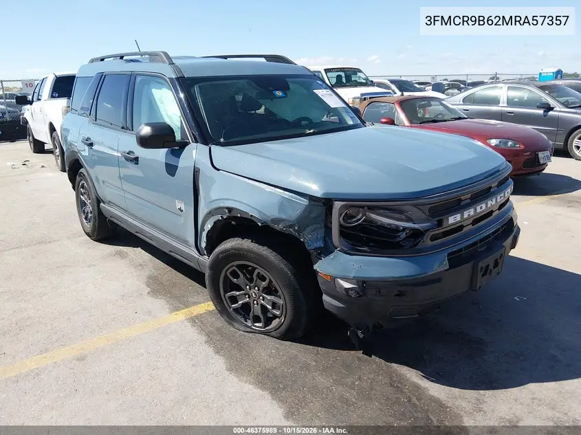 FORD BRONCO SPORT 2021, VIN 3FMCR9B62MRA57357