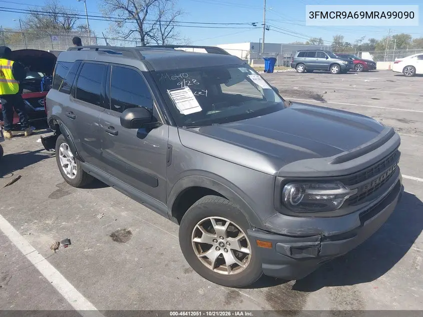 FORD BRONCO SPORT 2021, VIN 3FMCR9A69MRA99090