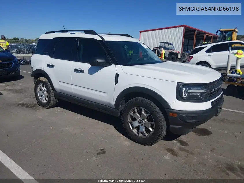 FORD BRONCO SPORT 2022, VIN 3FMCR9A64NRD66198