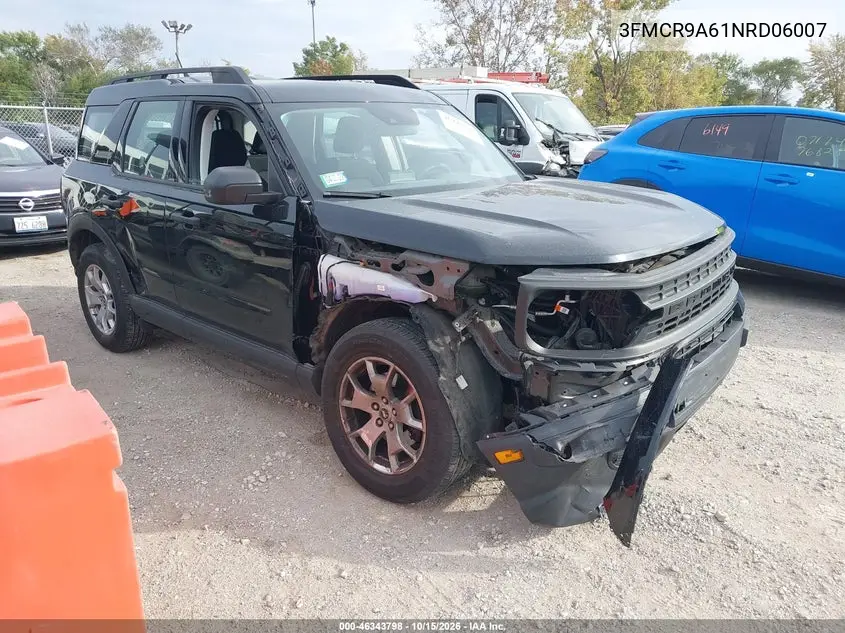 FORD BRONCO SPORT 2022, VIN 3FMCR9A61NRD06007