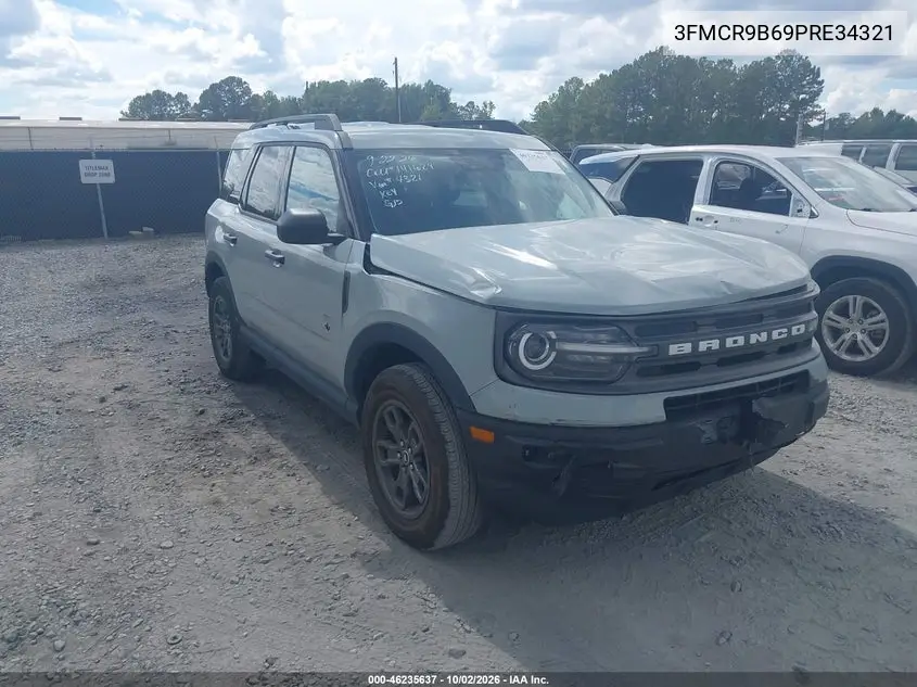 FORD BRONCO SPORT 2023, VIN 3FMCR9B69PRE34321