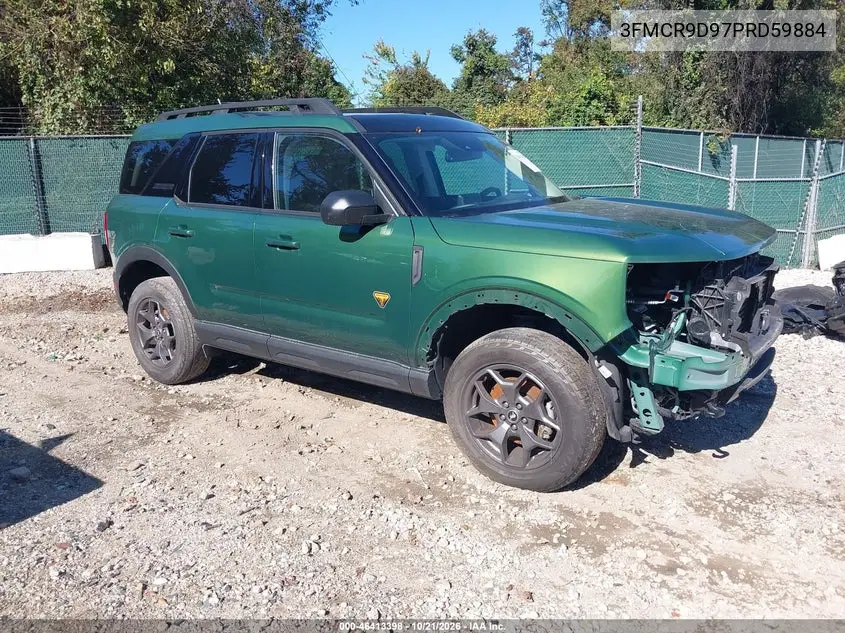 FORD BRONCO SPORT 2023, VIN 3FMCR9D97PRD59884