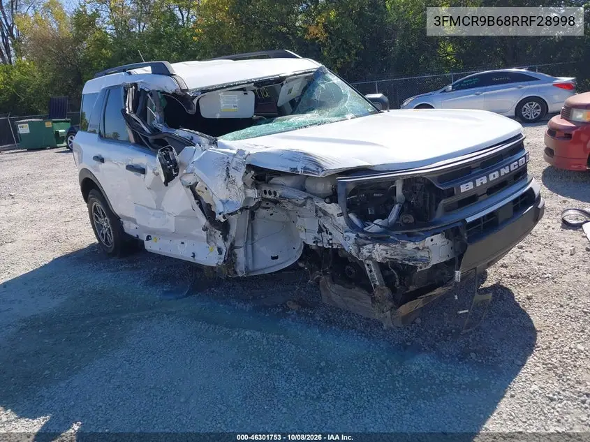 FORD BRONCO SPORT 2024, VIN 3FMCR9B68RRF28998