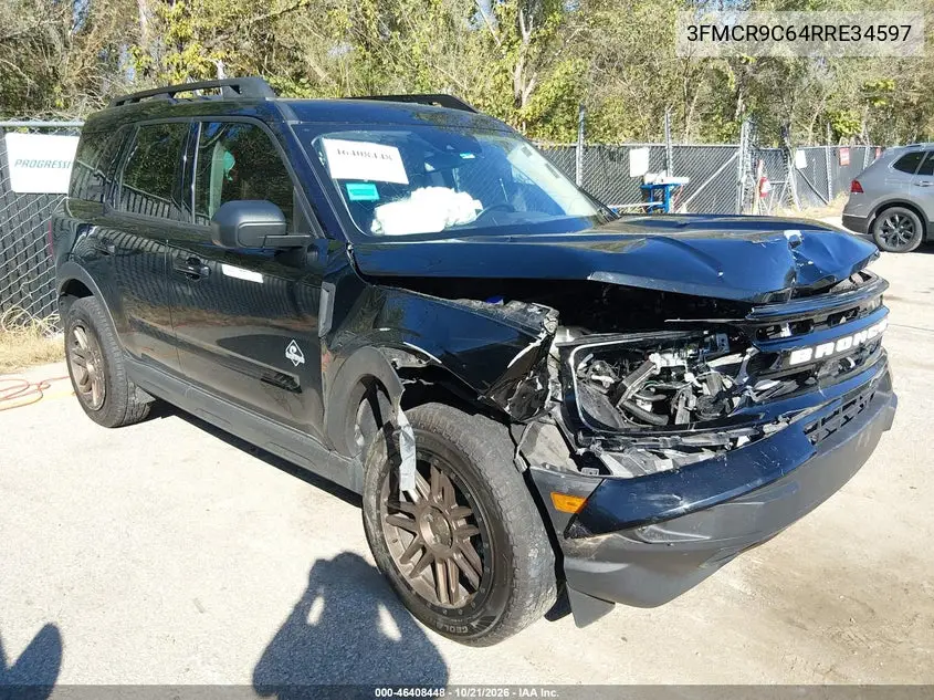 FORD BRONCO SPORT 2024, VIN 3FMCR9C64RRE34597