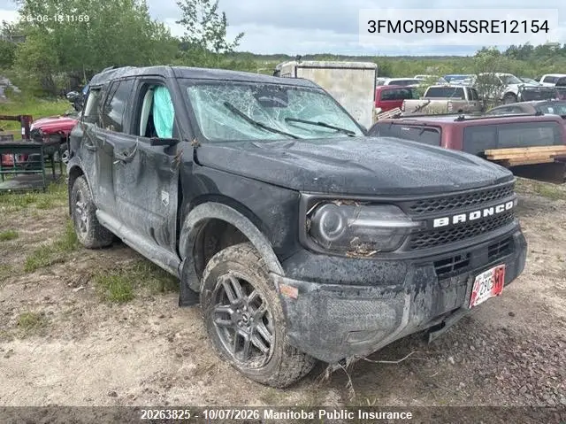 FORD BRONCO SPORT 2025, VIN 3FMCR9BN5SRE12154