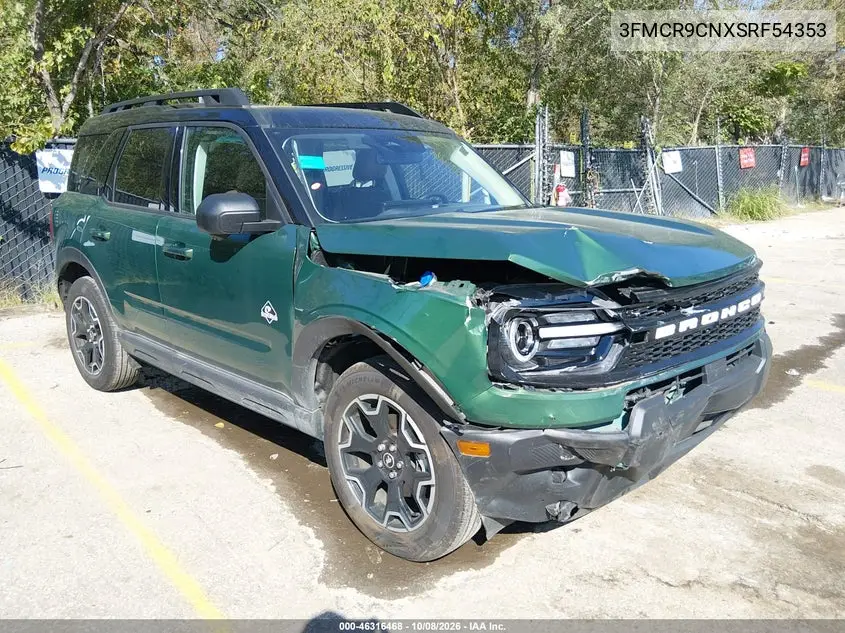 FORD BRONCO SPORT 2025, VIN 3FMCR9CNXSRF54353
