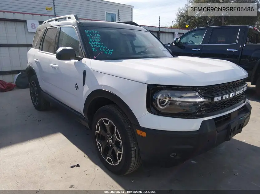 FORD BRONCO SPORT 2025, VIN 3FMCR9CN9SRF06486