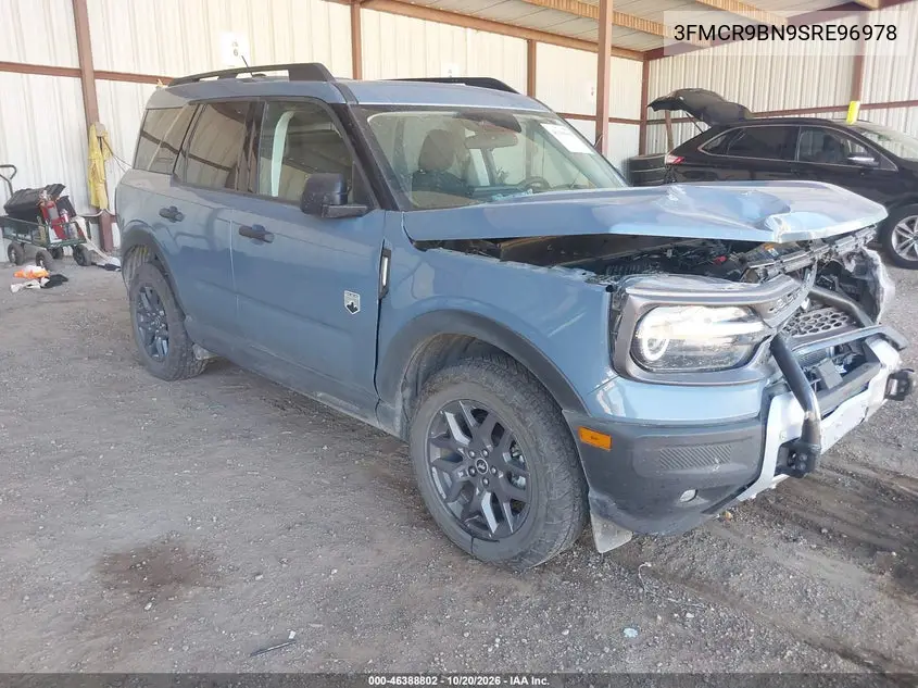 FORD BRONCO SPORT 2025, VIN 3FMCR9BN9SRE96978