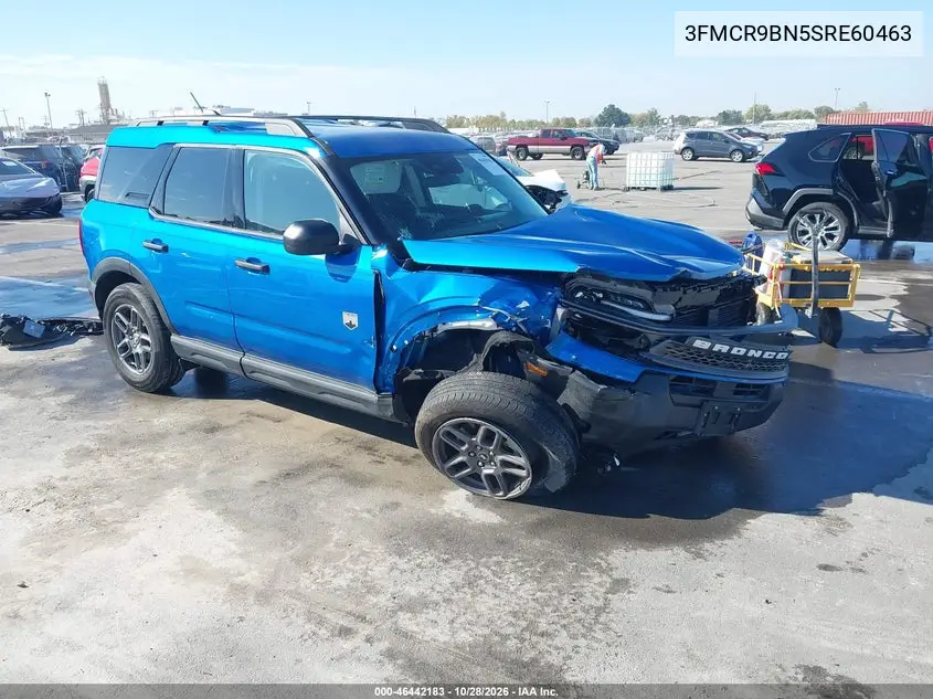 FORD BRONCO SPORT 2025, VIN 3FMCR9BN5SRE60463