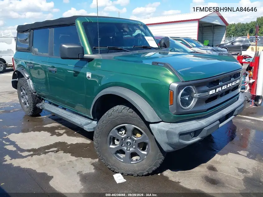 FORD BRONCO 2022, VIN 1FMDE5BH9NLA84646