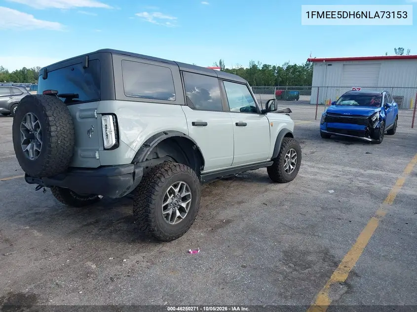 2022 FORD BRONCO VIN 1FMEE5DH6NLA73153 — фото 4