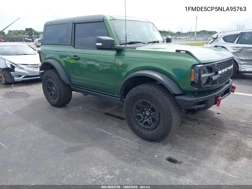FORD BRONCO 2022, VIN 1FMDE5CP5NLA95763