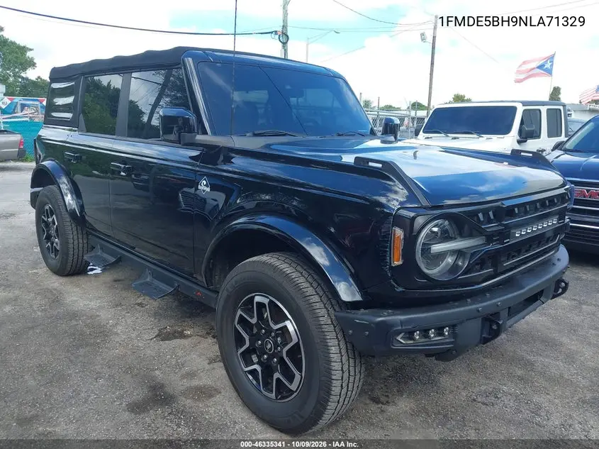 FORD BRONCO 2022, VIN 1FMDE5BH9NLA71329