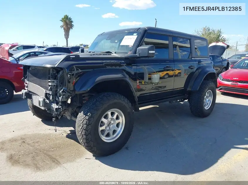 2023 FORD BRONCO VIN 1FMEE5JR4PLB12385 — фото 2