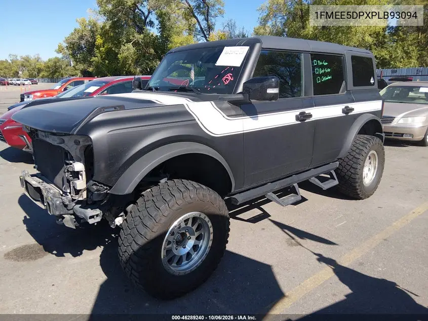 2023 FORD BRONCO VIN 1FMEE5DPXPLB93094 — фото 2