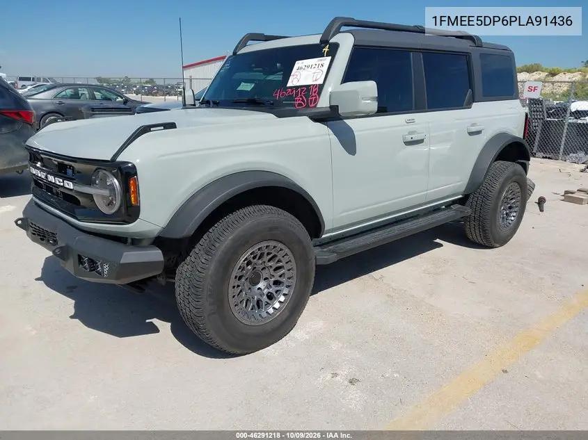 2023 FORD BRONCO VIN 1FMEE5DP6PLA91436 — фото 2