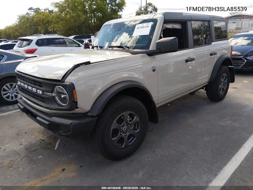 2025 FORD BRONCO VIN 1FMDE7BH3SLA85539 — фото 2