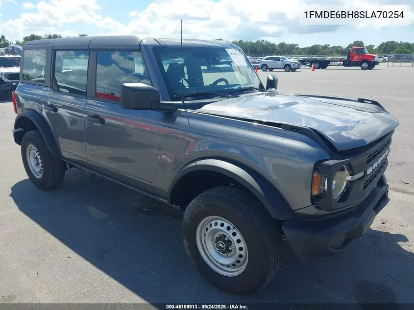 FORD BRONCO 2025, VIN 1FMDE6BH8SLA70254