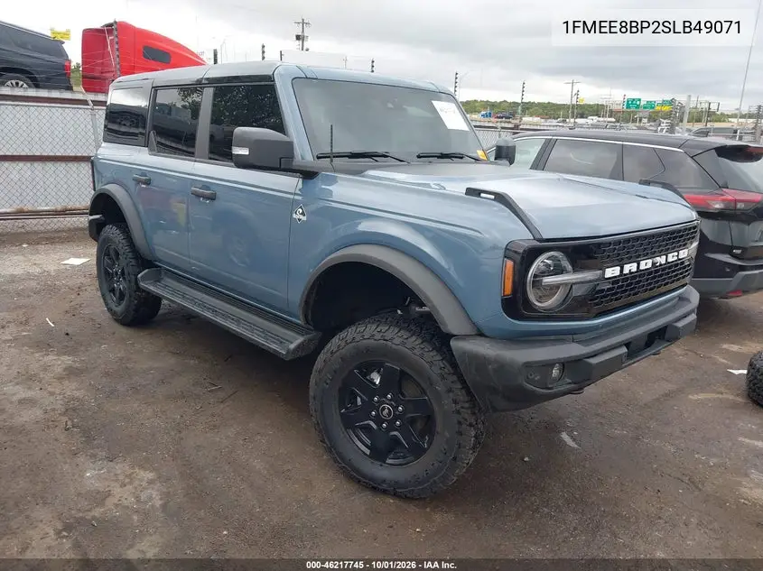FORD BRONCO 2025, VIN 1FMEE8BP2SLB49071