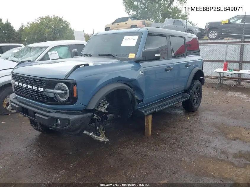 2025 FORD BRONCO VIN 1FMEE8BP2SLB49071 — фото 2